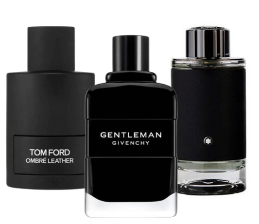 3 Perfumes Tom Ford Ombre Leather, Givenchy Gentleman & Montblanc Explorer (PAGUE 1 RECEBA 3)